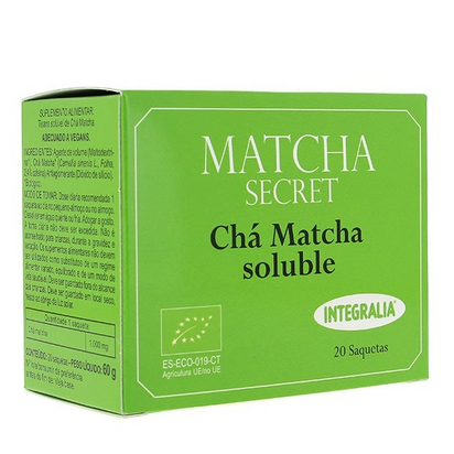 Integralia Chá Matcha Ecológico Solúvel 20 Saquetas
